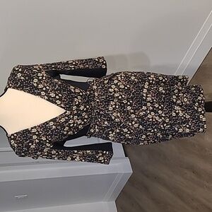 French Correction Size 4 Floral Verona Crepe Dress
